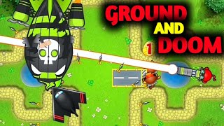 Hard to Beat RAY OF DOOM and GROUND ZERO Combination in Bloons Monkey City 🐵 [upl. by Udella]