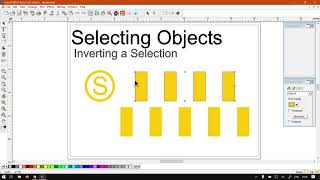 SAi FlexiSTARTER 19 Invert an Active Selection Part 8 Selecting Objects MiniSeries [upl. by Ycat]