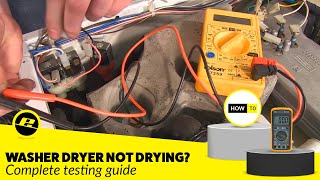 How to Diagnose Washer Dryer Drying Problems [upl. by Eegnat]