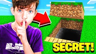 MINECRAFT WHATS INSIDE MY LITTLE BROTHERS SECRET MAP [upl. by Inaoj]