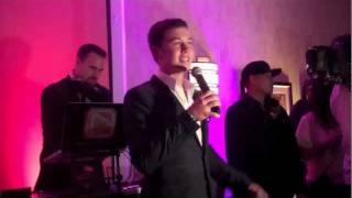 Scotty McCreery at Garner prom w DJ Kent Bloms Video [upl. by Yenrab]