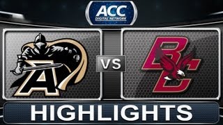 2013 ACC Football Highlights  Army vs Boston College  ACCDigitalNetwork [upl. by Toy]