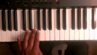 Major Scales How to Play G Major Scale Two Octaves on Piano Right and Left hand [upl. by Bonney816]