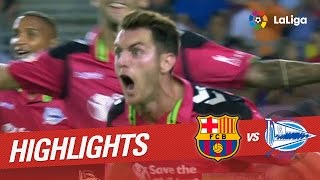 Resumen de FC Barcelona vs Deportivo Alavés 12 [upl. by Reamonn]