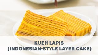 Kueh Lapis IndonesianStyle Layer Cake Recipe – Cooking with Bosch [upl. by Salema]