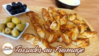 Torsades Feuilletées au Fromage  Recette Facile et Rapide [upl. by Dviad]