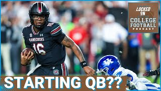 Is South Carolinas LaNorris Sellers REALLY a starting QB for Gamecocks l College Football Podcast [upl. by Olympia806]