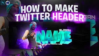 How to make Fortnite Twitter Headers Easy [upl. by Olcott]