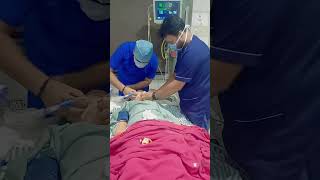 Patient Intubation Procedureviralvideo nursing hospital doctor icu medical medical neet [upl. by Hammond]