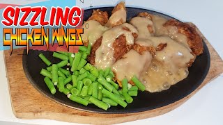 SIZZLING CHICKEN WINGS  Easy Recipe Chicken Wings [upl. by Ehsiom]