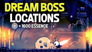 Hollow Knight Dream Boss Locations for 1600 Essence [upl. by Elaina481]