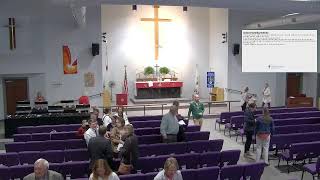 St Lukes Lutheran Church Manhattan KS Palm Sunday Traditional Worship Service [upl. by Einatsed]