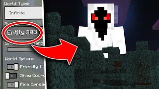 Minecraft entity 303 story  entity 303 story  ENTITY 303 Seed in Minecraft Bedrock Edition [upl. by Nyleahs]