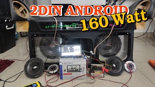 แอมป์จิ๋ว 2Din Android 9 Power 160Watt เครื่องเสียงรถยนต์ woldtech WT A803 เสีญงโคตรดี [upl. by Gregorius]