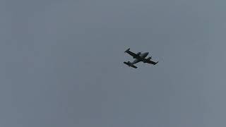 A Unusual Low  Nice overflying Cessna C340 at around 3000 ft [upl. by Clint]