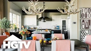 LodgeStyle Living  HGTV Dream Home 2019  HGTV [upl. by Smallman]