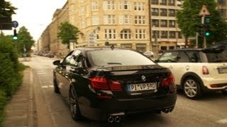 Crazy BMW M5 with loud sound  Full Throttle Accelerations [upl. by Lemraj999]