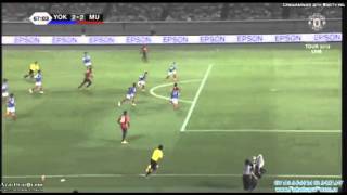 Shinji Kagawa shoot カズからの香川真司のシュート Man Utd Yokohama Marinos PSM マンU vs 横浜F・マリノス 20130723 [upl. by Akinak]