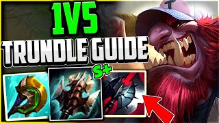 How to Play Trundle Jungle amp TURBO CARRY 1v5 Trundle Guide  League of Legends Season 13 [upl. by Elli]