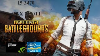 PUBG FPS TEST ON I53470GTX 1050TICustom Settings [upl. by Publus103]