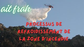 Processus de refroidissement de la zone dincendie [upl. by Nidak]