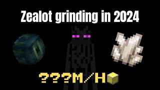 ZEALOT GRINDING TEST  Hypixel Skyblock [upl. by Shenan]