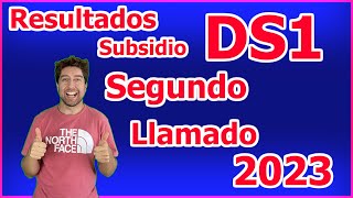 Puntaje de corte subsidio ds1 segundo llamado 2023  RESULTADOS DS1 2023 [upl. by Zed888]