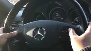 How to reset your A or B service on your w212 Mercedes E350 [upl. by Aniluap]