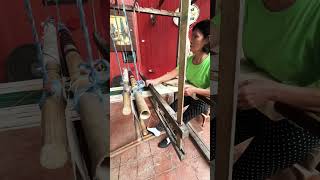 Traditional Raffia Weaving in Bohol 🧣  shorts [upl. by Ardolino]