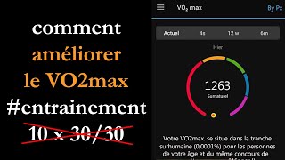 Comment améliorer son VO2max par lentrainement pas en fractionné 10 x 3030 [upl. by Sibley]