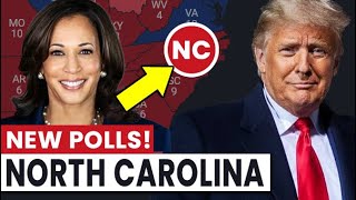 North Carolina Poll Results Donald Trump vs Kamala Harris 2024 US Election [upl. by Darken]