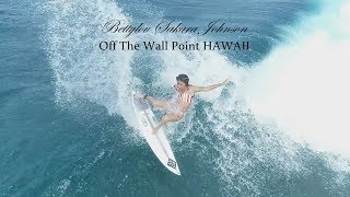 Bettylou Sakura Johnson Off The Wall HAWAII 空撮サーフィン オリンピック追加競技 [upl. by Alexa632]