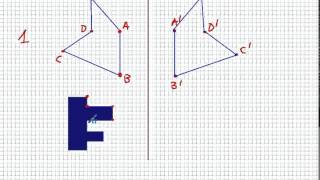 Rysowanie figur symetrycznych względem prostej  Matematyka Szkoła Podstawowa i Gimnazjum [upl. by Thielen]