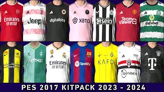 PES 2017 Kitpack 2023  2024  New Update [upl. by Walford]