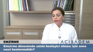 Emzirme döneminde sütün besleyici olması için anne nasıl beslenmelidir [upl. by Roland]