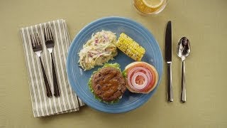 Sweet amp Smoky Black Bean Burgers BUSHS® DINspiration 3 [upl. by Eirhtug]