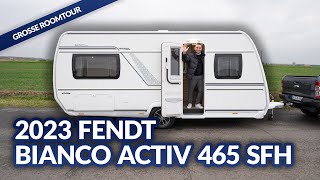 2023 Fendt Bianco Activ 465 SFH  Caravan  Test amp Kaufberatung  Camperland Bong [upl. by Accalia368]