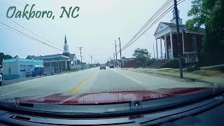 Dashcam Drive Starting Around Oakboro NC Part 1 of Oak Island Trip [upl. by Lama]