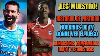 Les Muestro Historial de Partidos entre Cristal y UTC  Alineaciones Datos y Estadísticas Donde Ver [upl. by Ahsinyar]