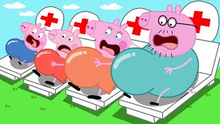 Peppa Pig George Mommy And Daddy Pig is Pregnant  Peppa Pig Funny Animation [upl. by Ardnuaed813]