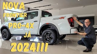 NOVA NISSAN FRONTIER PRO4X 2024 VEJA O QUE MUDOU [upl. by Ivets]