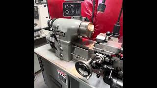 Hardinge HLVH Tool Room Lathe 2 Axis DRO KDK Tool Post 3 Jaw Chuck Live Center and More [upl. by Doralyn7]