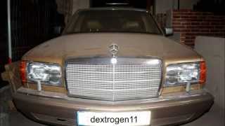 MercedesBenz 300 SDL TURBO  W126  DIESEL COLD START AFTER 6 MONTH [upl. by Leidba582]