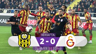 Yeni Malatyaspor 20 Galatasaray  10 Hafta  201819 [upl. by Keefe]