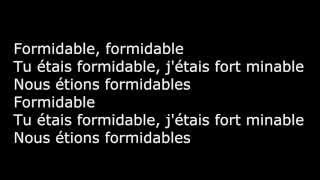 Formidable  Stromae Lyrics Paroles [upl. by Stanfield425]