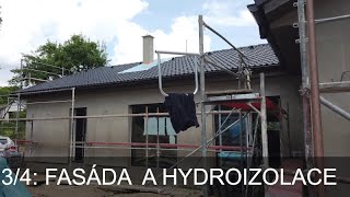 Dřevostavba Chocerady 34 fasáda a hydroizolace [upl. by Yanttirb]