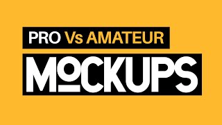 PRO Vs AM MOCKUPS Best Way To Use Mockups [upl. by Yukio282]