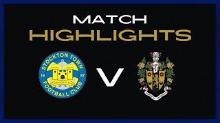 MATCH HIGHLIGHTS  Stockton Town A [upl. by Ynnhoj362]