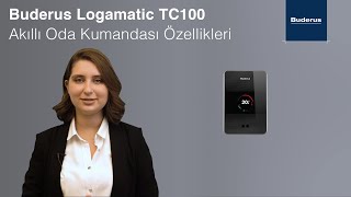 Buderus Logamatic TC100 Akıllı Oda Termostatı Özellikleri [upl. by Fogarty692]