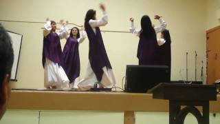 Danza con panderos listones y banderas en IEA Avenal CA [upl. by Nwahsav]